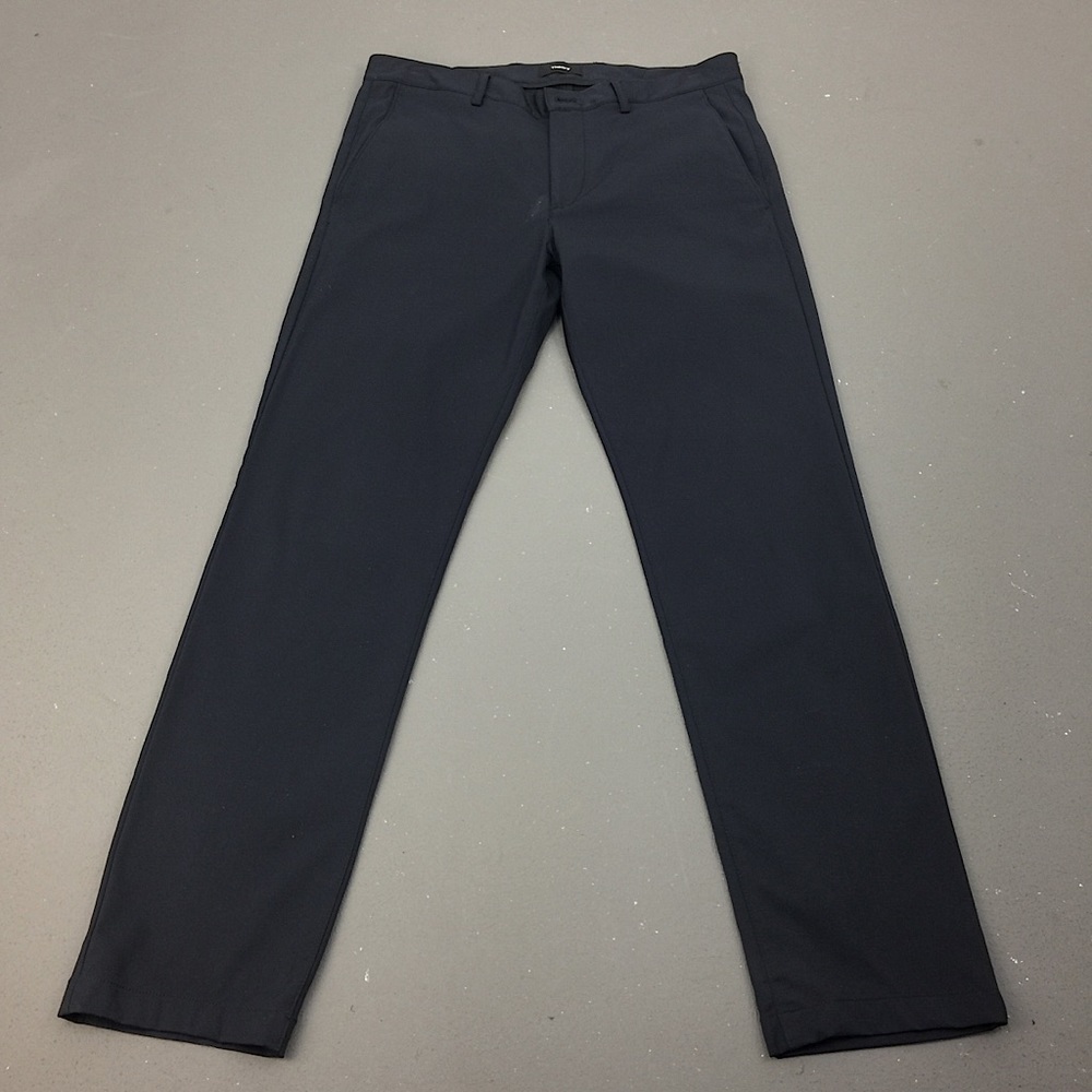 Theory Blue Zip Fly Button Closure Dress Slacks